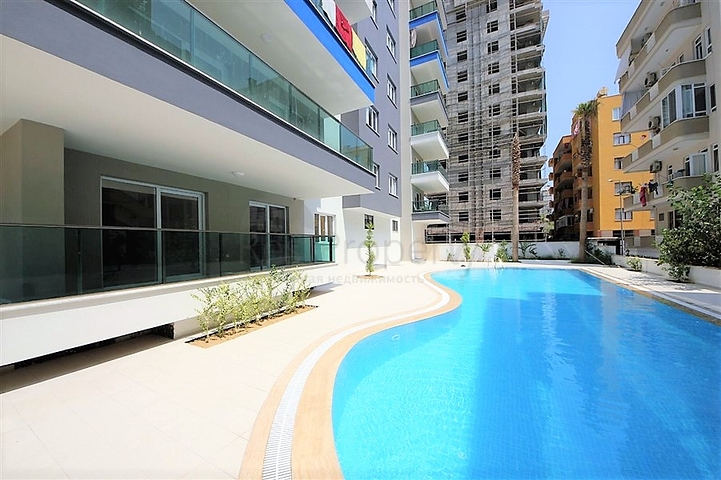 شقة غرفتين وصالة بمطبخ منفصل ضمن مجمع حديث في مهموتلار / الانيا 