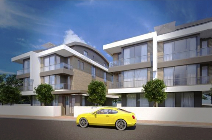 مشروع في غوزيل اوبا لارا في المرحلة النهائية من البناء