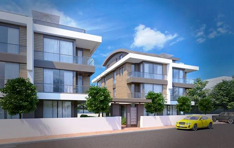 مشروع في غوزيل اوبا لارا في المرحلة النهائية من البناء