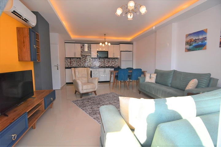 شقة غرفتين وصالة مفروشة ضمن مجمع سكني في مهموتلار / الانيا 