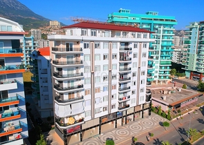 شقة غرفتين وصالة مفروشة ضمن مجمع سكني في مهموتلار / الانيا 