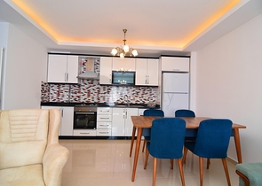 شقة غرفتين وصالة مفروشة ضمن مجمع سكني في مهموتلار / الانيا 