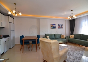 شقة غرفتين وصالة مفروشة ضمن مجمع سكني في مهموتلار / الانيا 