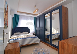 شقة غرفتين وصالة مفروشة ضمن مجمع سكني في مهموتلار / الانيا 