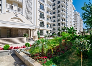 ضمن افخم مجمع سكني في الانيا - شقة غرفتين وصالة مفروشة - مركز الانيا 