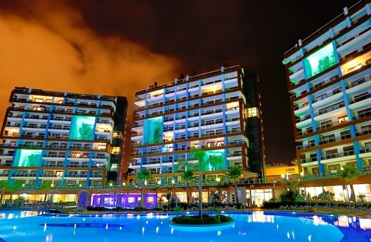 بسعر منافس - شقة غرفتين وصالة في مجمع فاخر في جيكجلي / الانيا 