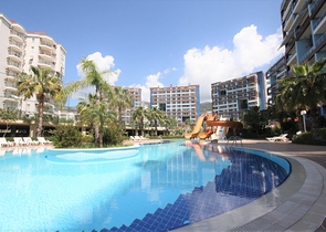 بسعر منافس - شقة غرفتين وصالة في مجمع فاخر في جيكجلي / الانيا 