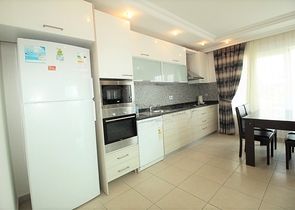 شقة غرفتين وصالة مفروشة ضمن مجمع سكني في جيكجلي / الانيا 