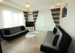 شقة غرفتين وصالة مفروشة ضمن مجمع سكني في جيكجلي / الانيا 