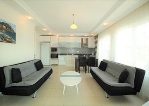 شقة غرفتين وصالة مفروشة ضمن مجمع سكني في جيكجلي / الانيا 