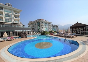 شقة غرفتين وصالة مفروشة ضمن مجمع سكني في جيكجلي / الانيا 