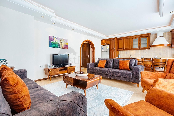 غرفتين وصالة باطلالة بانورامية على البحر في مهموتلار ، الانيا 