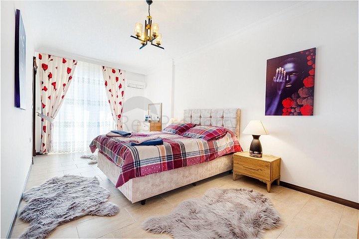 غرفتين وصالة باطلالة بانورامية على البحر في مهموتلار ، الانيا 