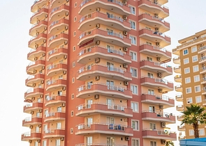 غرفتين وصالة باطلالة بانورامية على البحر في مهموتلار ، الانيا 