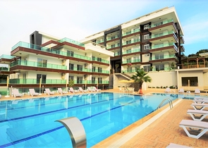 شقة غرفة وصالة مفروشة ضمن مجمع خمس نجوم في كاستل / الانيا 