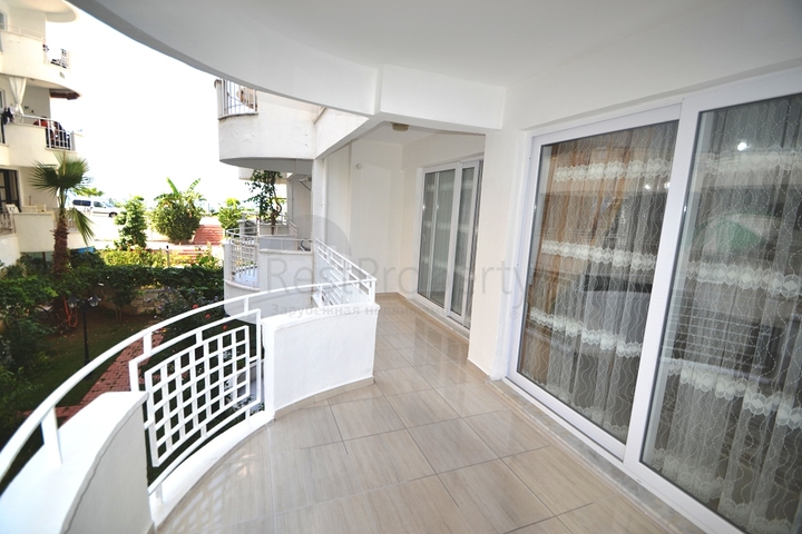 شقة غرفتين وصالة مؤثثة وباطلالة بحرية في مهموتلار  / الانيا 