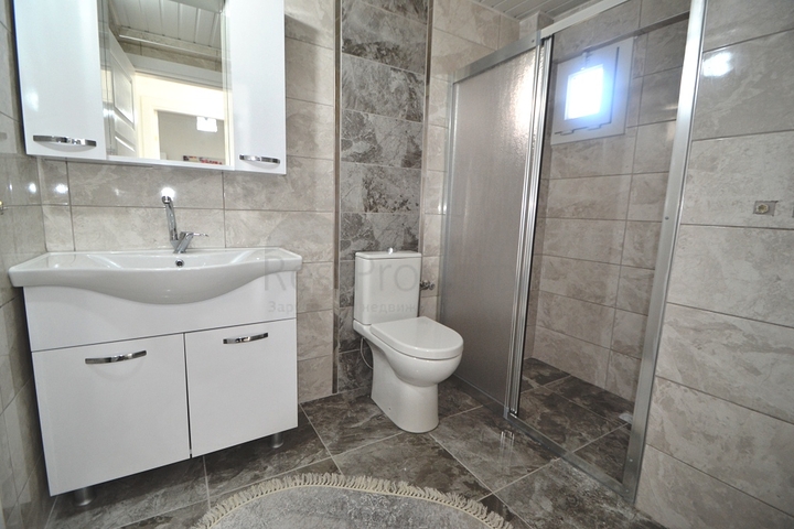 شقة غرفتين وصالة مؤثثة وباطلالة بحرية في مهموتلار  / الانيا 