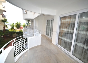 شقة غرفتين وصالة مؤثثة وباطلالة بحرية في مهموتلار  / الانيا 