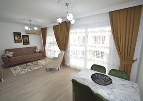 شقة غرفتين وصالة مؤثثة وباطلالة بحرية في مهموتلار  / الانيا 