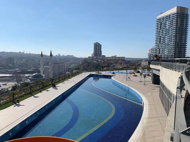 في مركز اسطنبول - منطقة ايوب التاريخية - شقة غرفتين وصالة ضمن مجمع سكني حديث 