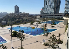 في مركز اسطنبول - منطقة ايوب التاريخية - شقة غرفتين وصالة ضمن مجمع سكني حديث 