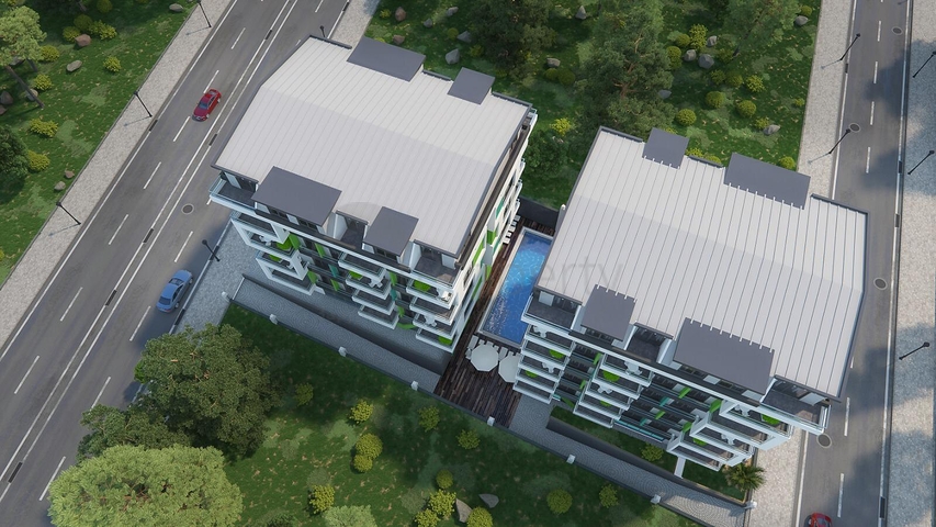 مجمع سكني قيد الانشاء في مهموتلار / الانيا - مع امكانية التقسيط 