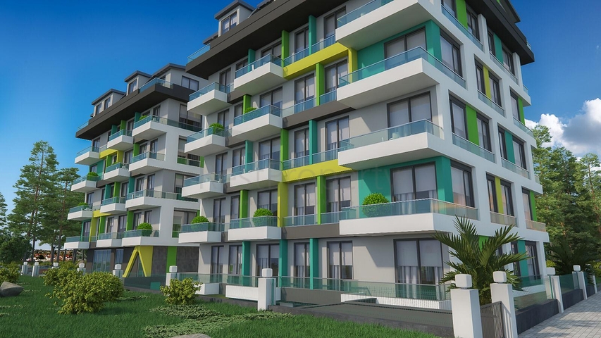 مجمع سكني قيد الانشاء في مهموتلار / الانيا - مع امكانية التقسيط 