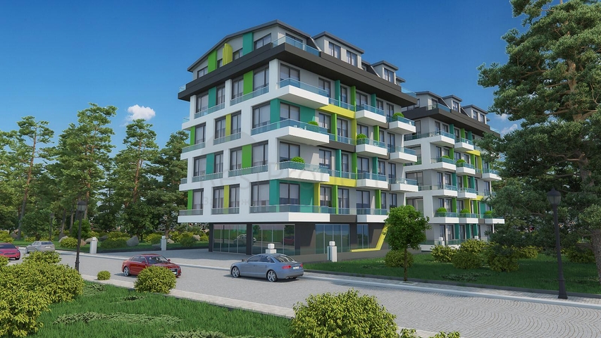 مجمع سكني قيد الانشاء في مهموتلار / الانيا - مع امكانية التقسيط 