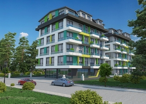 مجمع سكني قيد الانشاء في مهموتلار / الانيا - مع امكانية التقسيط 