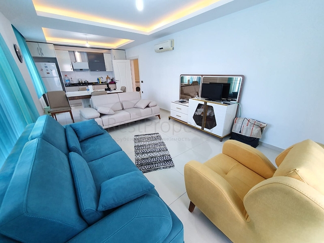 غرفة وصالة مؤثثة ضمن مجمع سكني حديث في مهموتلار / الانيا 