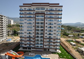 غرفة وصالة مؤثثة ضمن مجمع سكني حديث في مهموتلار / الانيا 