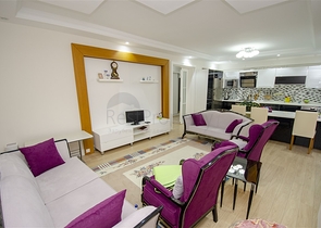 شقة 2 + 1 في 150 متر من شاطئ كونيالتي في انطاليا 