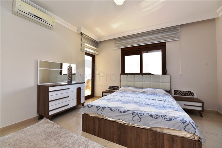 على مسافة 100 متر من شاطئ البحر - شقة مفروشة ضمن مجمع حديث في مهموتلار / الانيا 