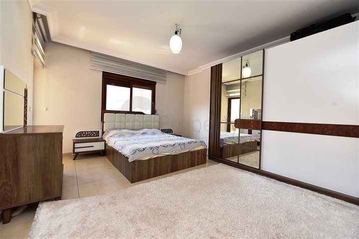 على مسافة 100 متر من شاطئ البحر - شقة مفروشة ضمن مجمع حديث في مهموتلار / الانيا 