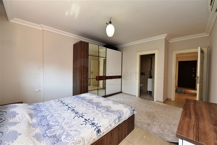 على مسافة 100 متر من شاطئ البحر - شقة مفروشة ضمن مجمع حديث في مهموتلار / الانيا 