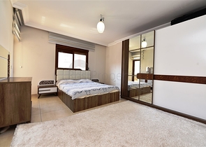 على مسافة 100 متر من شاطئ البحر - شقة مفروشة ضمن مجمع حديث في مهموتلار / الانيا 