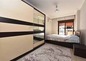 على مسافة 100 متر من شاطئ البحر - شقة مفروشة ضمن مجمع حديث في مهموتلار / الانيا 