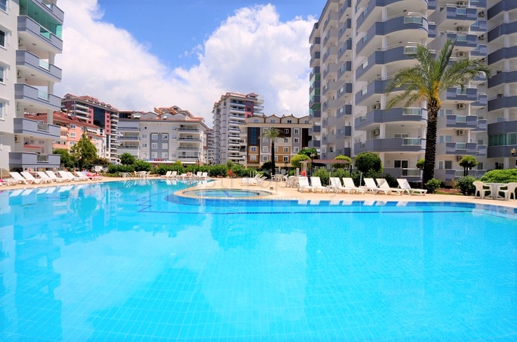 غرفتين وصالة مفروشة ضمن منطقة جيكجلي الهادئة في الانيا 