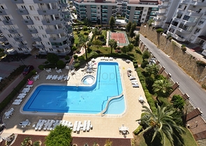 غرفتين وصالة مفروشة ضمن منطقة جيكجلي الهادئة في الانيا 