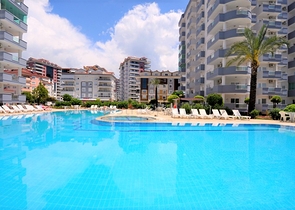 غرفتين وصالة مفروشة ضمن منطقة جيكجلي الهادئة في الانيا 