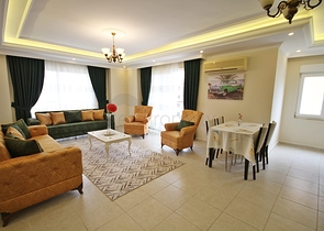 شقة عائلية مفروشة من تصميم غرفتين وصالة في مهموتلار / الانيا 