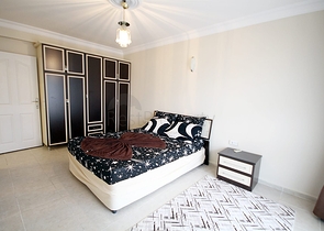 شقة عائلية مفروشة من تصميم غرفتين وصالة في مهموتلار / الانيا 