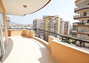 شقة عائلية مفروشة من تصميم غرفتين وصالة في مهموتلار / الانيا 