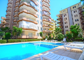 شقة عائلية مفروشة ضمن مجمع سكني في مهموتلار / الانيا 