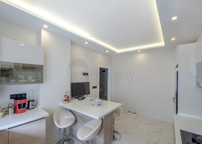 في مركز اسطنبول - بشيكتاش - دوبلكس خمس عرف وصالة مفروشة .