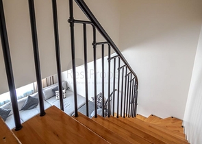 في مركز اسطنبول - بشيكتاش - دوبلكس خمس عرف وصالة مفروشة .