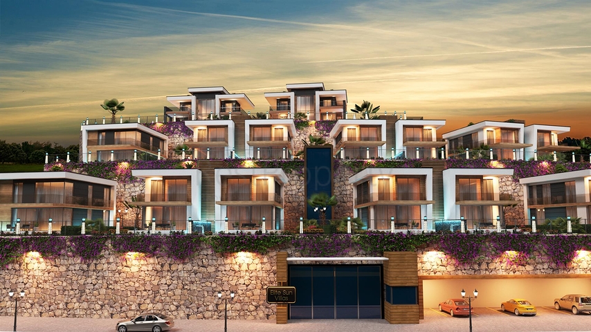 فلل فاخرة قيد الانشاء -باطلالة بحرية في كوناكليه / الانيا 