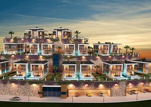 فلل فاخرة قيد الانشاء -باطلالة بحرية في كوناكليه / الانيا 