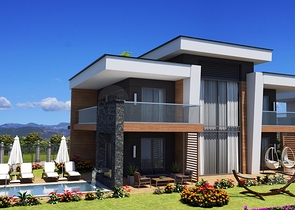 فلل فاخرة قيد الانشاء -باطلالة بحرية في كوناكليه / الانيا 