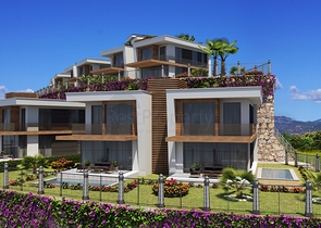 فلل فاخرة قيد الانشاء -باطلالة بحرية في كوناكليه / الانيا 